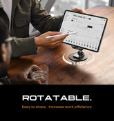 360° Rotation Height and Angle Adjustable Mobile & Tablet Stand (Black)