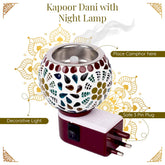 2 in 1 Camphor Burner & Night Lamp for Home & Offices