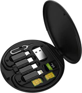 5 in 1 Fast Charging Data Cable Kit for Type C, Apple & Android Smarphones