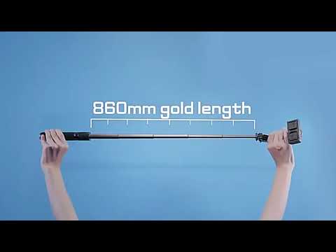 Gimbal Stabilizer for Smartphone with Extendable Bluetooth Selfie Stick and Tripod