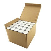 Unscented Tea Lights Candles for Diwali Pack of 100 (4.5 Hour Burning Time)