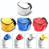 Soft Mini Flash Bounce Diffuser Cap for on/Off Camera Flash Gun for All Cameras Softbox Flash Diffuser Set of 4