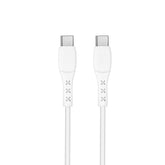 USB C to USB C Fast Charging Cable (60W~20/3A) Type C to Type C QC 3.0 Charging Cable (3.3 Feet Long, White)