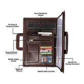 Multipurpose PU Leather Two Rings File Folders for Certificates with FS Handle Bag FS Size