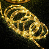 LED Strip Rope lights with Adapter Waterproof Light for Home Decorations Warm White (40 Meter)
