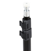 Aluminum Light Photography Tripod Stand with Case - 2.8 - 6.7 Feet, Black