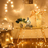 LED Bulb Rice Light for Home Decoration Waterproof String Light Warm White (20 Meter)
