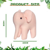 Pink Elephant Soft Toy for Boys & Girls Soft Huggable Birthday Gift for Baby (pink)