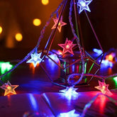 String Lights with 42 LED Star Lights for Indoor & Outdoor Home Decoration Multi-Color (20 Meter)