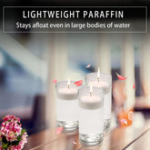 Unscented Floating Candles for Decoration (Pack of 20)