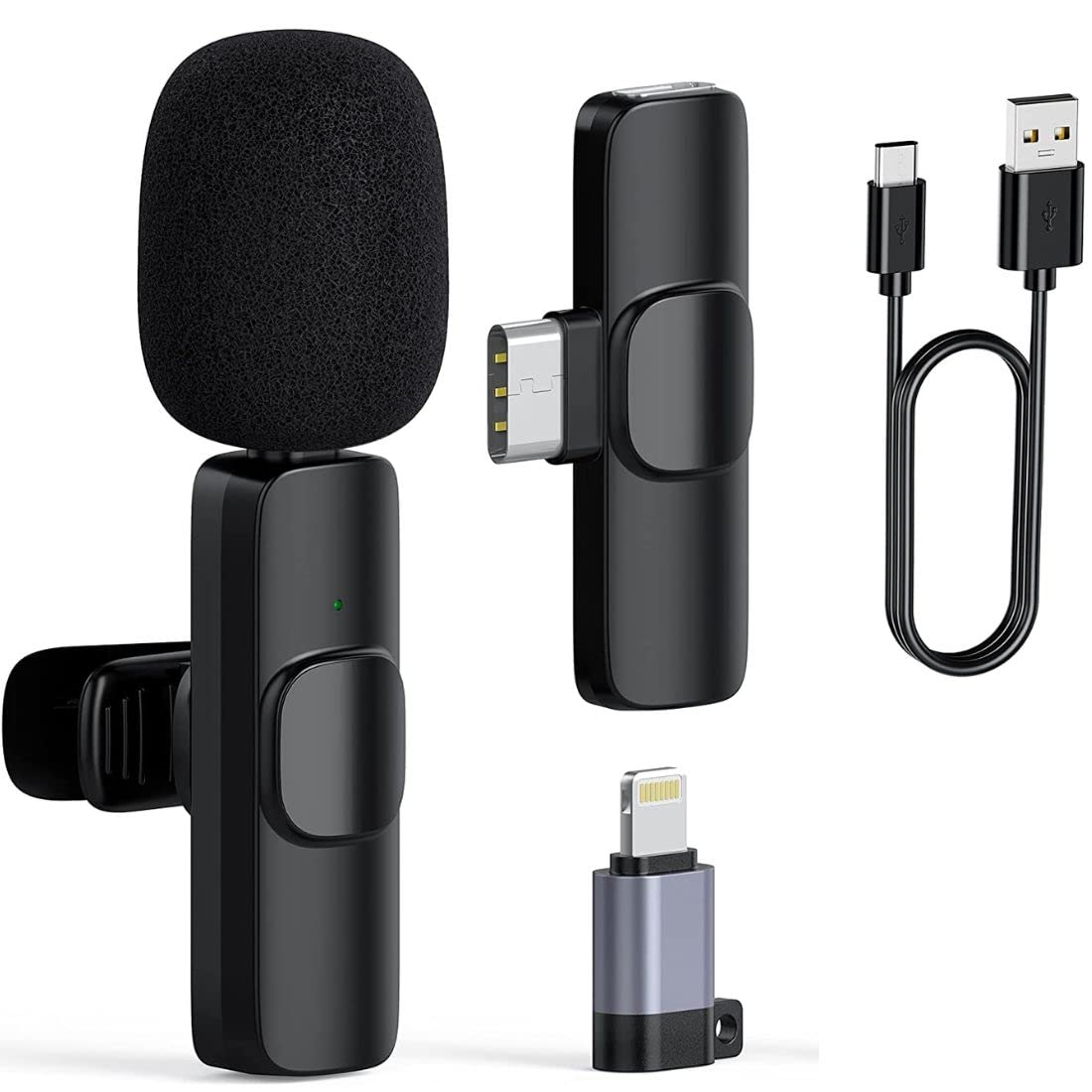 in　Lavalier　Smartphones　Wireless　USB　All　Microphone　for　–