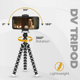 Flexible Gorilla Tripod/Mini 33 cm (13 Inch) Tripod for Mobile Phone with Phone Mount & Remote