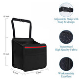 Mini Car Trunk Organizer Hanging Car Seat Organizer, Car Trush Organizer (Black)