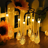 Crystal Bubbles Rain ,Tear, Waterdrops Shape Fairy LED String Light
