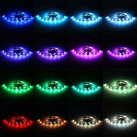 5 Meter 300 Led 5050 Premium RGB Led Strip with Free Adapter/Connector/Driver for Diwali Home Decoration
