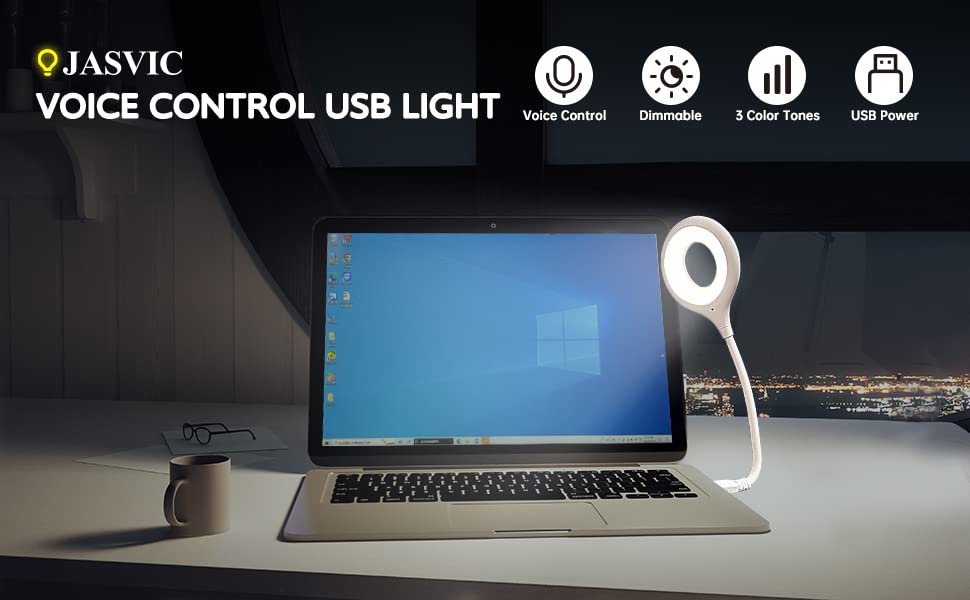 Sound Activated Silicone Voice Control Usb Light For Laptop