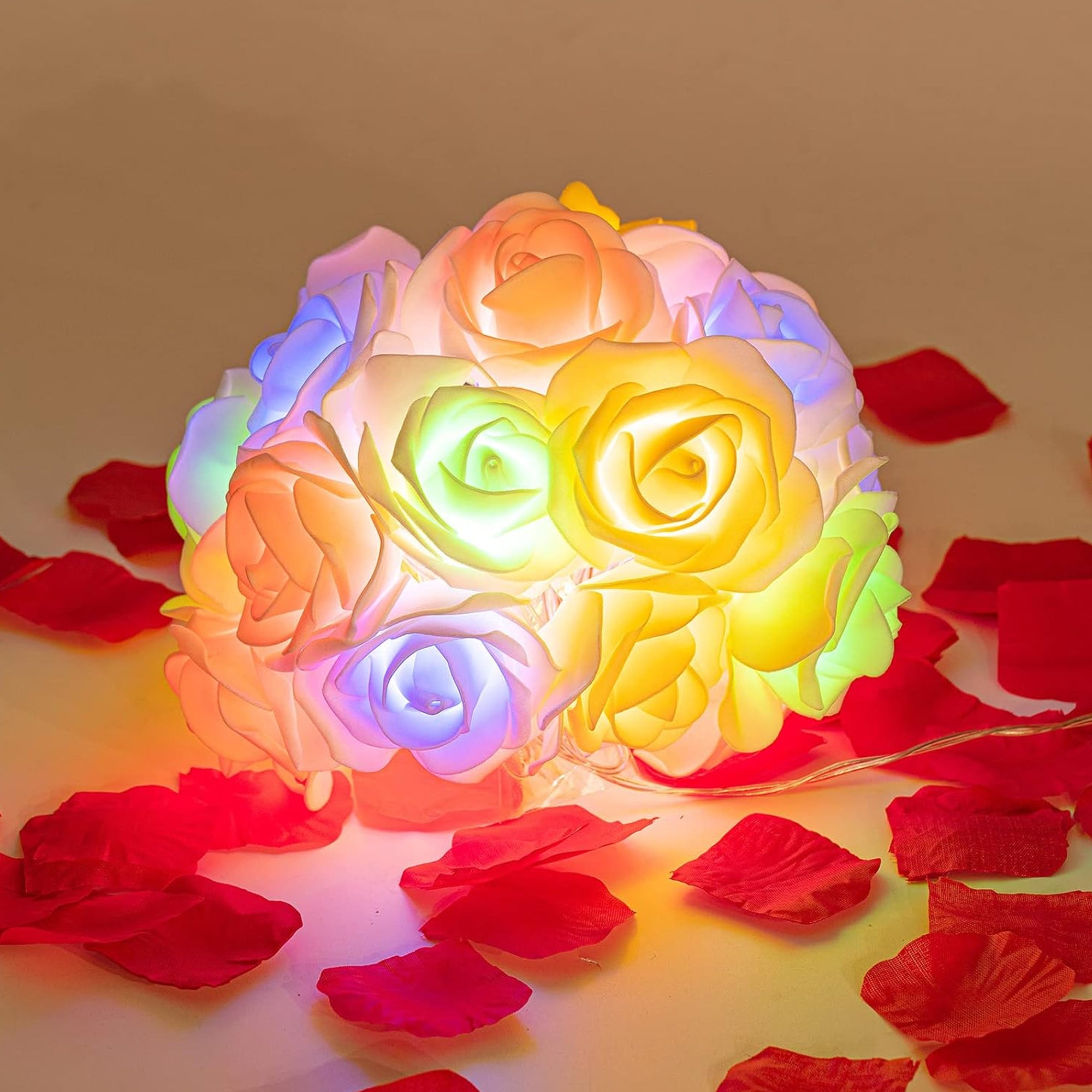 Blossom Multi-Color Flower Fairy String Light for Fastival (Multicolor)