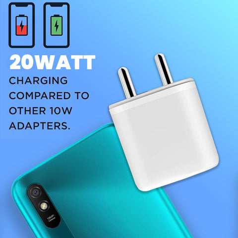 20 Watt Dual Port & Power Delivery Fast Charger Adapter