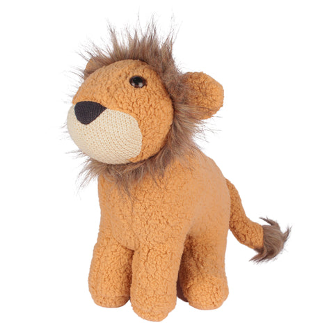 Stuffed Lion Animal Baby Toys Super Soft Fabric & Filling Toy for Girl/Boys (Brown)