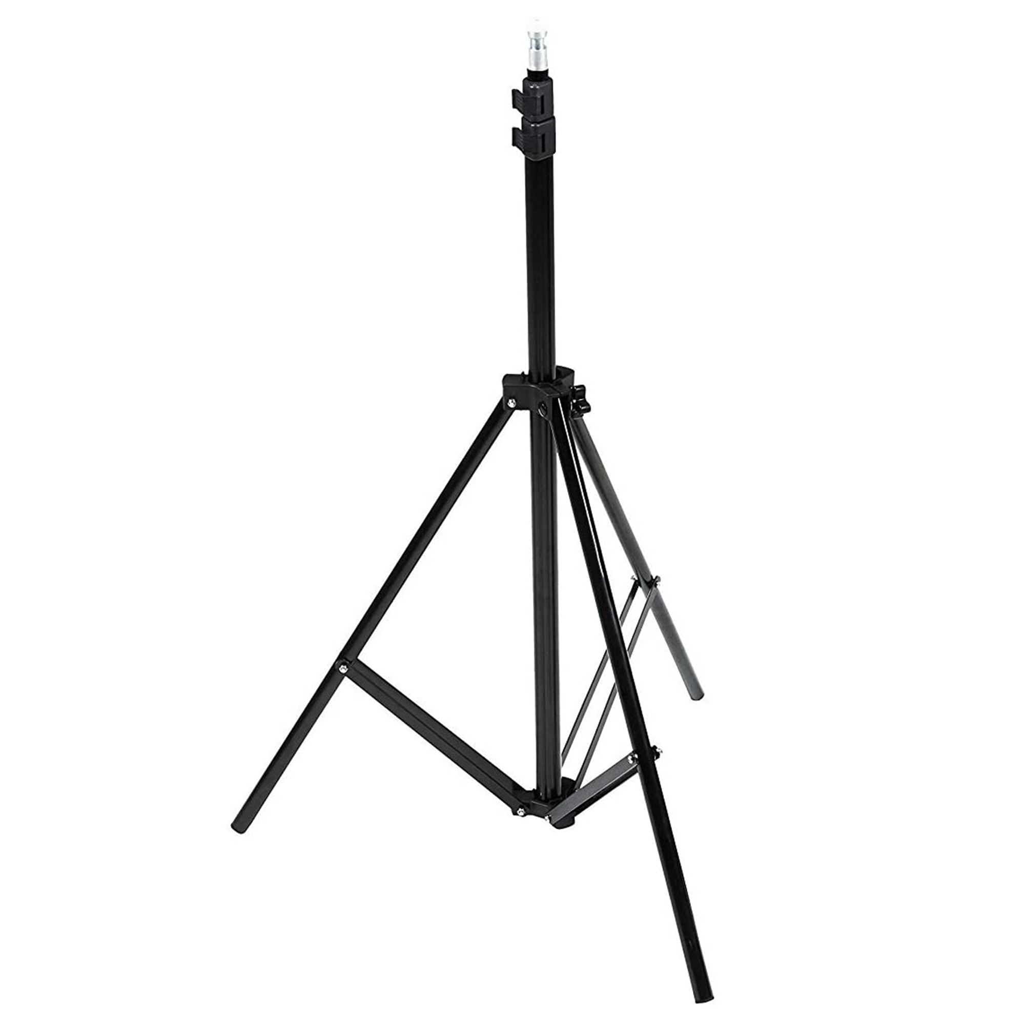 Aluminum Light Photography Tripod Stand with Case - 2.8 - 6.7 Feet, Black
