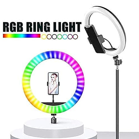 14 Inch RGB RingLights with Mobile Phone Holder