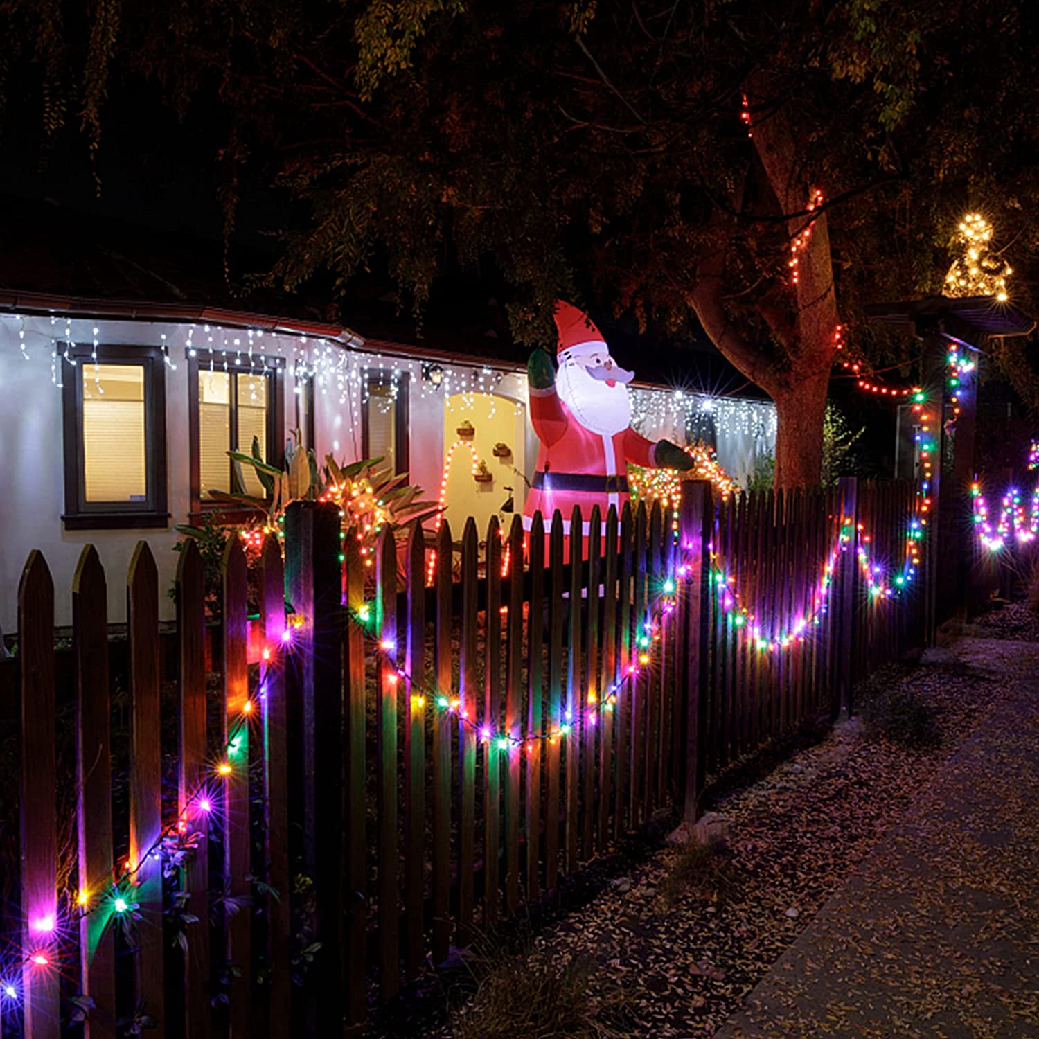 50 Meter Fairy String Lights for Diwali 8 Lighting Modes (Multi)