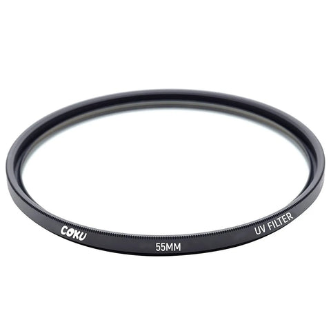 UV Portction Lens for Camera 55mm Ultra Slim Filter Ring for Camera Lens (55mm)