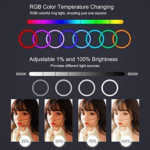 18 Inch RGB RingLights with Remote
