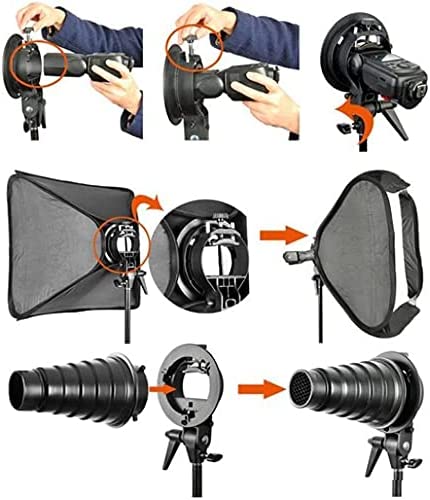 Studio S Type Spotlight Bracket Holder for Speedlite Flash Softbox Camera Flash Holder