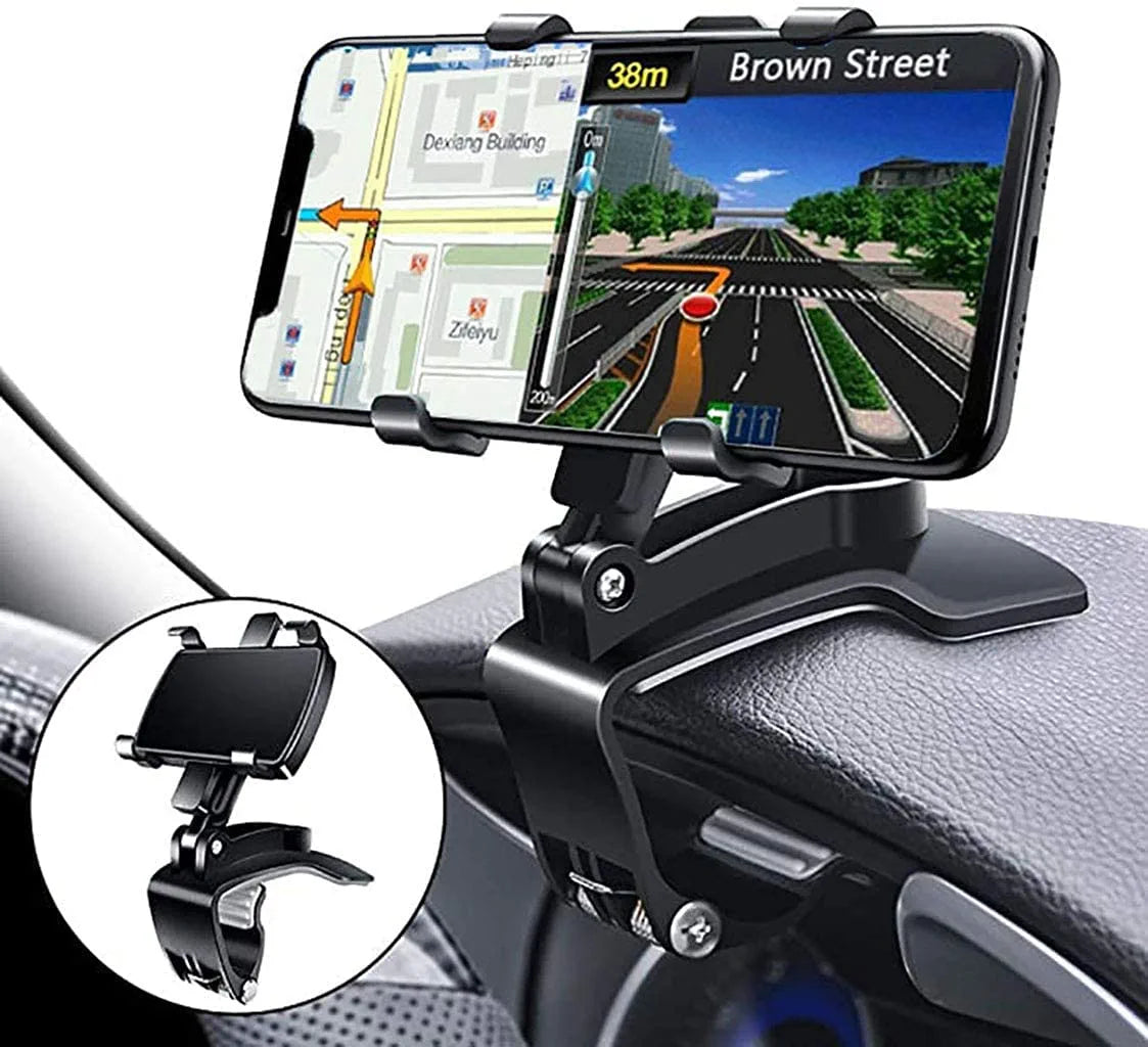 Car Phone Holder Mount for Dashboard Cell Phone Holder for Car Suitable for 4 to 7 inch Smartphones