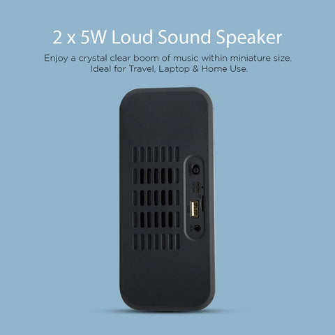 Bluetooth Speaker with Loud Stereo Sound Bass, 6-8 Hour Playtime Wireless Speaker for All Smartphone