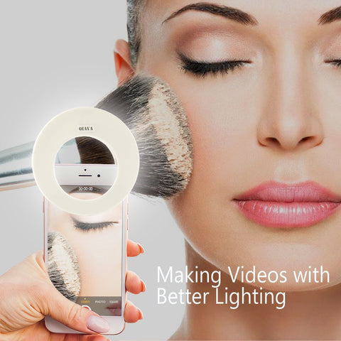 Mini Rechargeable Selfie RingLights  for Mobile