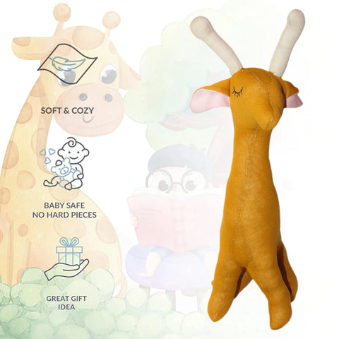 Baby Toys Giraffe Stuffed Animal Soft Toy for Kids Plush Toy 20 inches (Colour: Mastered)