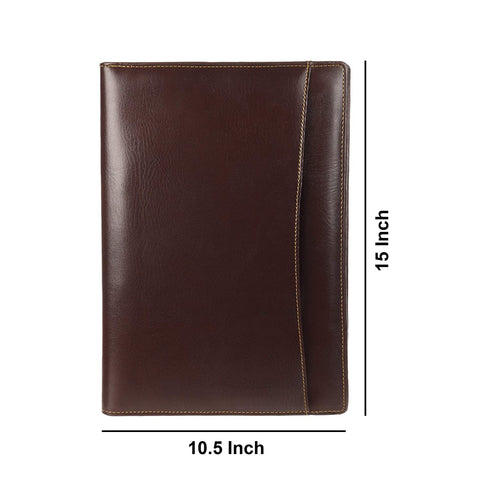 Multipurpose PU Leather Two Rings File Folders for Certificates with FS Handle Bag FS Size