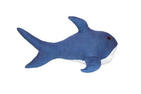 Blue Shark Soft Toy for Kids with Cute Little Fish Soft Plush Pillows for Girl/Boys