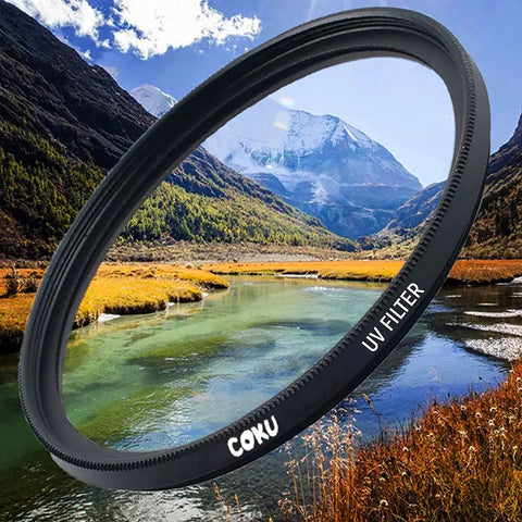 UV Portction Lens for Camera 58mm Ultra Slim Filter Ring for Camera Lens (58mm)