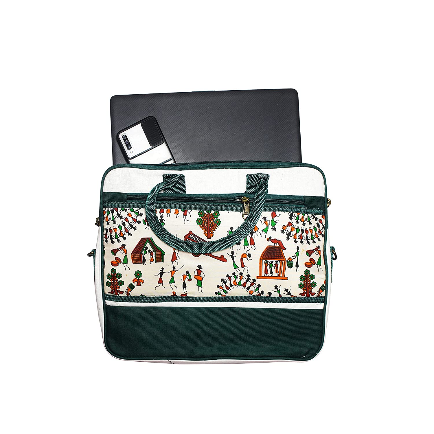 Women's Hand Laptop Bag With Multi-pocket & Detachable strap Best for women