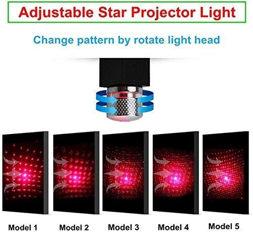 Car USB LED Projector Laser Light