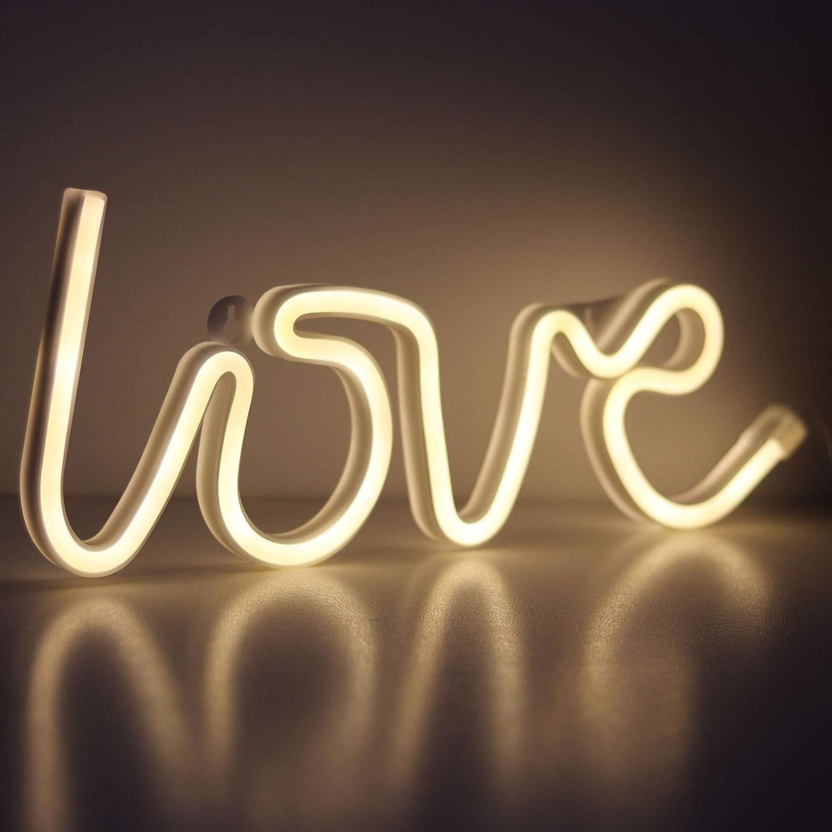 LOVE LED Neon Light Sign for Party Supplies, Room Decoration Accessory, Table Decoration