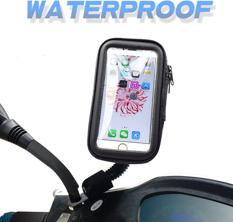 Universal Waterproof Motorcycle Phone Mount Holder Bike/Scooty/Scooter & Sports Bikes