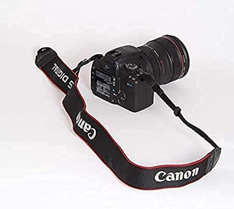 Neck/Shoulder Load Bearing Straps/Belt for Canon All Series DSLR, SLR Cameras Work With Microfiber Cloth