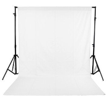 Photography Backdrop Background Cloth 8x12 (White)